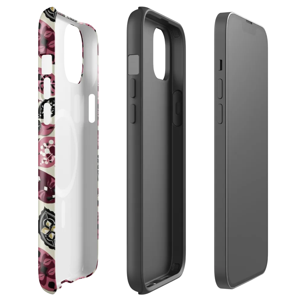 Petal Mosaic on MagSafe Tough Case for iPhone® — Front