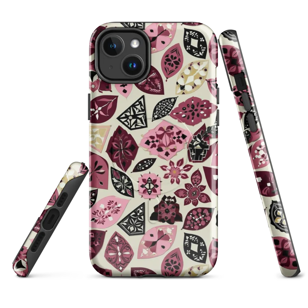 Petal Mosaic on MagSafe Tough Case for iPhone® — Front