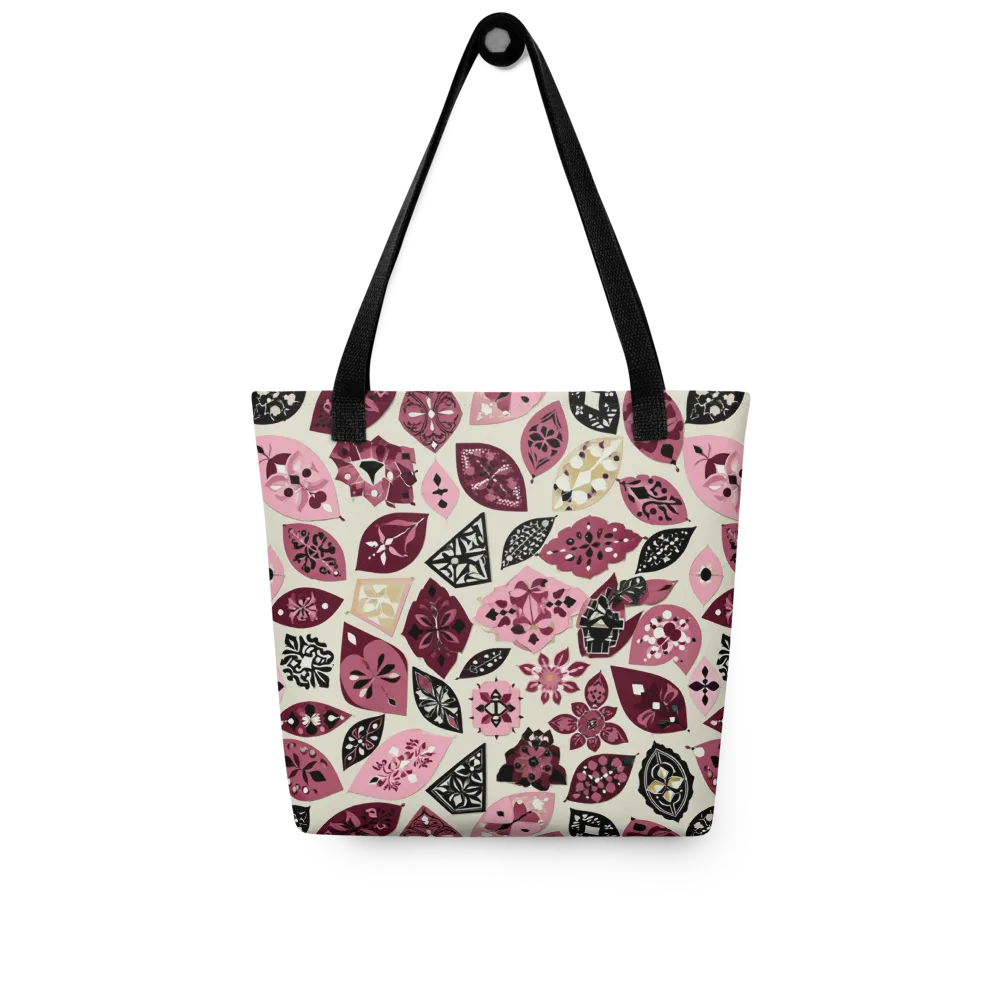 Petal Mosaic on Tote Bag — Front
