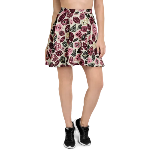 Petal Mosaic on a Skater Skirt