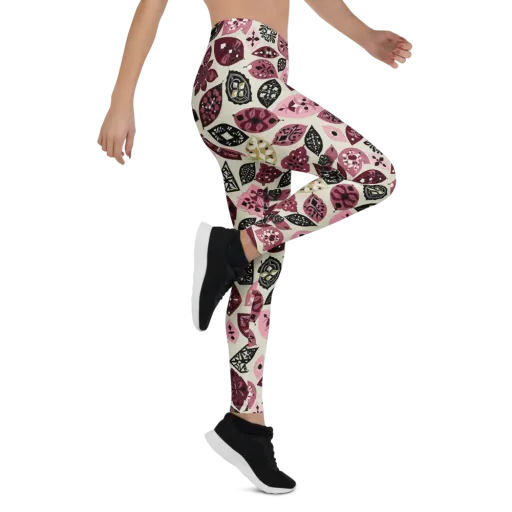 Petal Mosaic on a Leggings