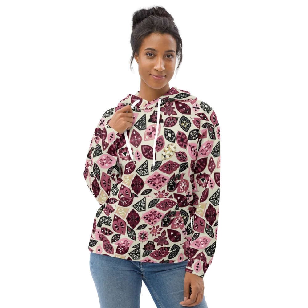 Petal Mosaic on Hoodie — Front