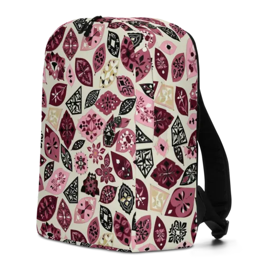 Petal Mosaic on a Minimalist Backpack