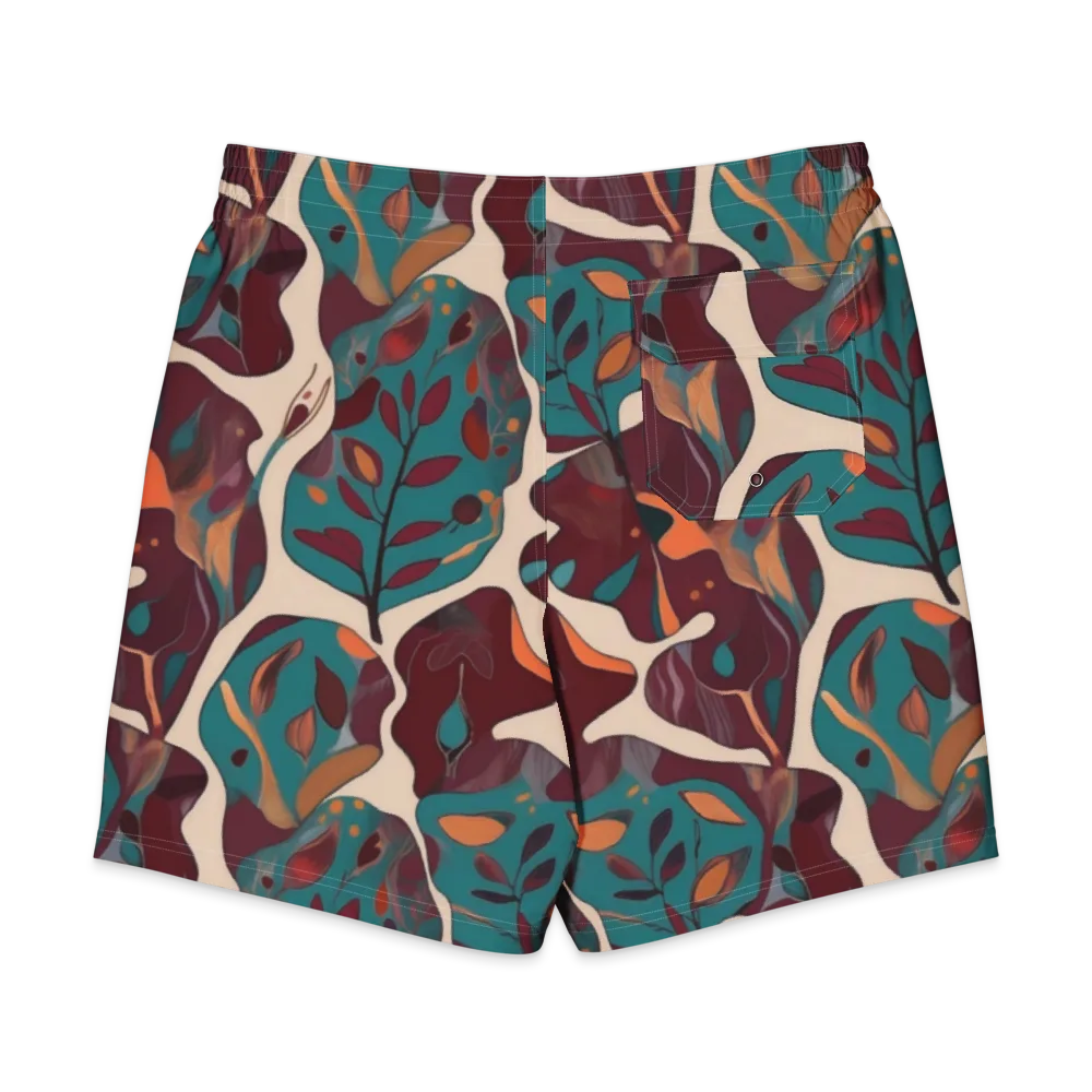 Ember Vine on Men's Board Shorts — Back