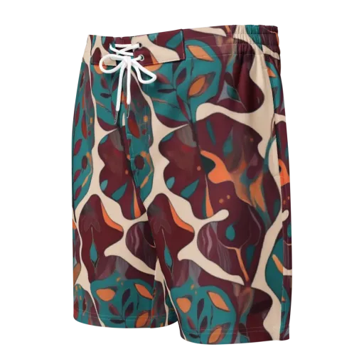 Ember Vine on a Men's Board Shorts