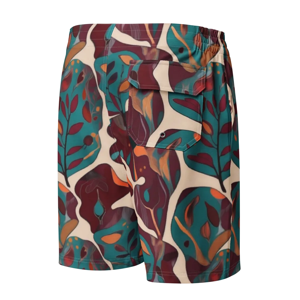 Ember Vine on Men's Board Shorts — Back