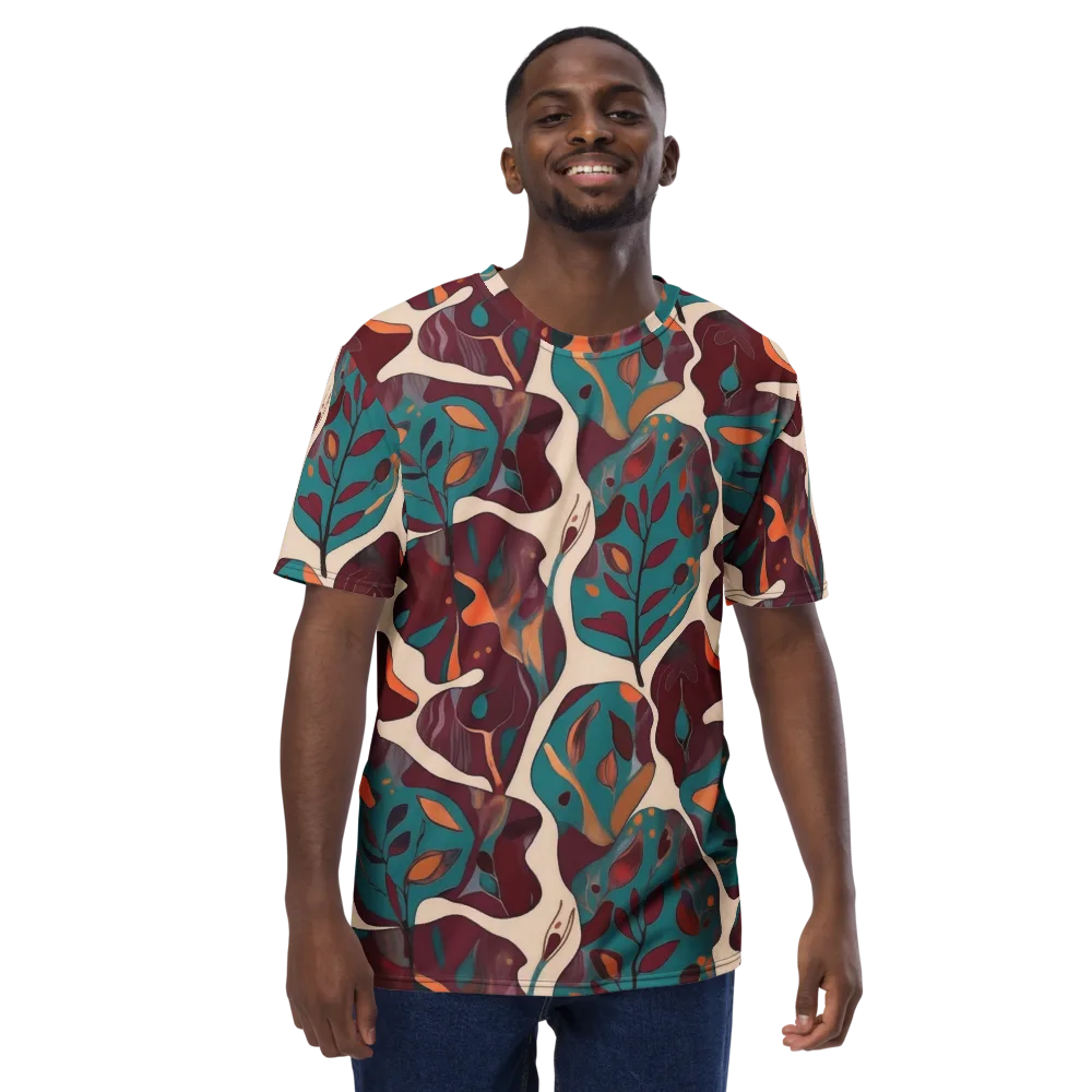 Ember Vine on Men's Crew Neck T-Shirt — Front