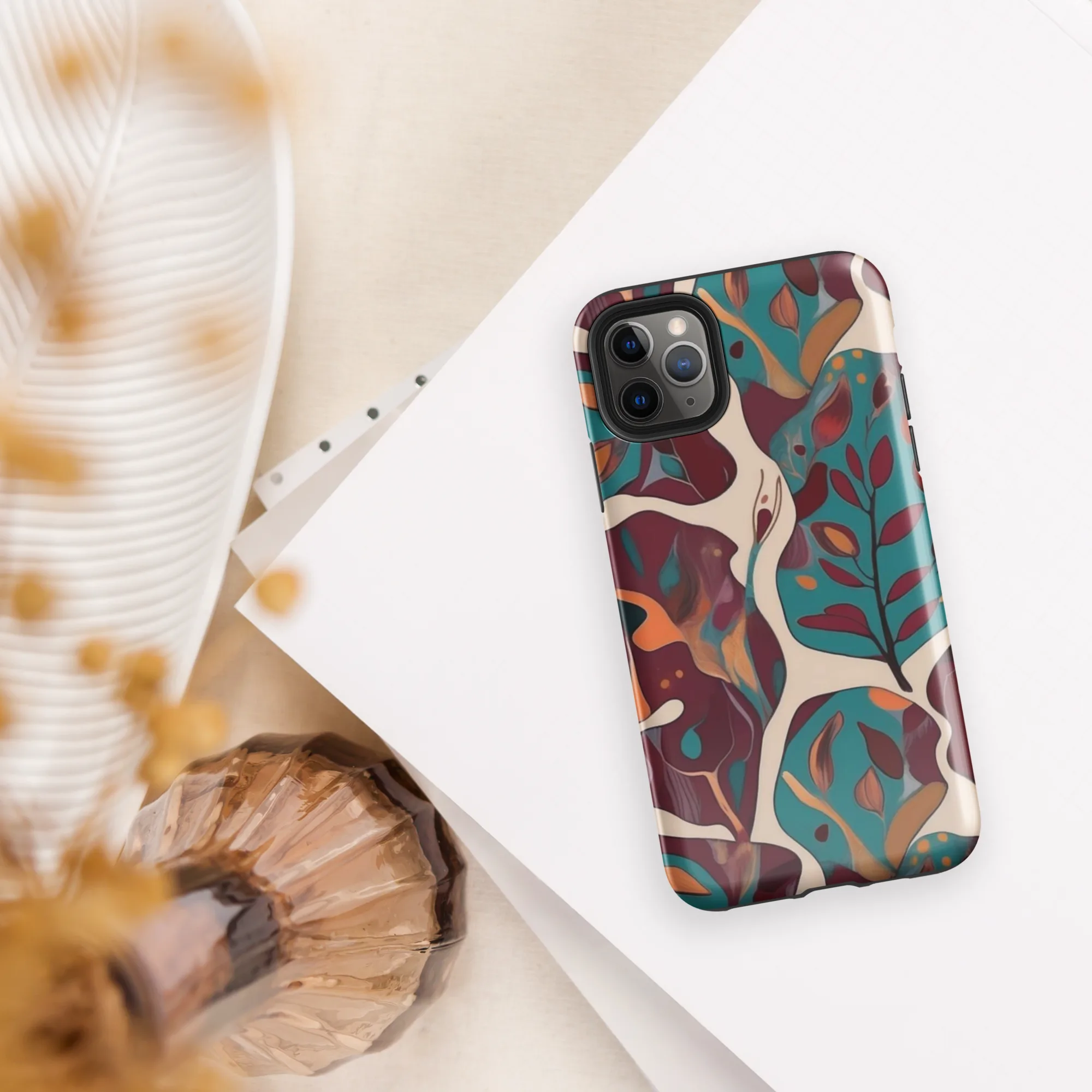 Ember Vine on Tough Case for iPhone® — Front
