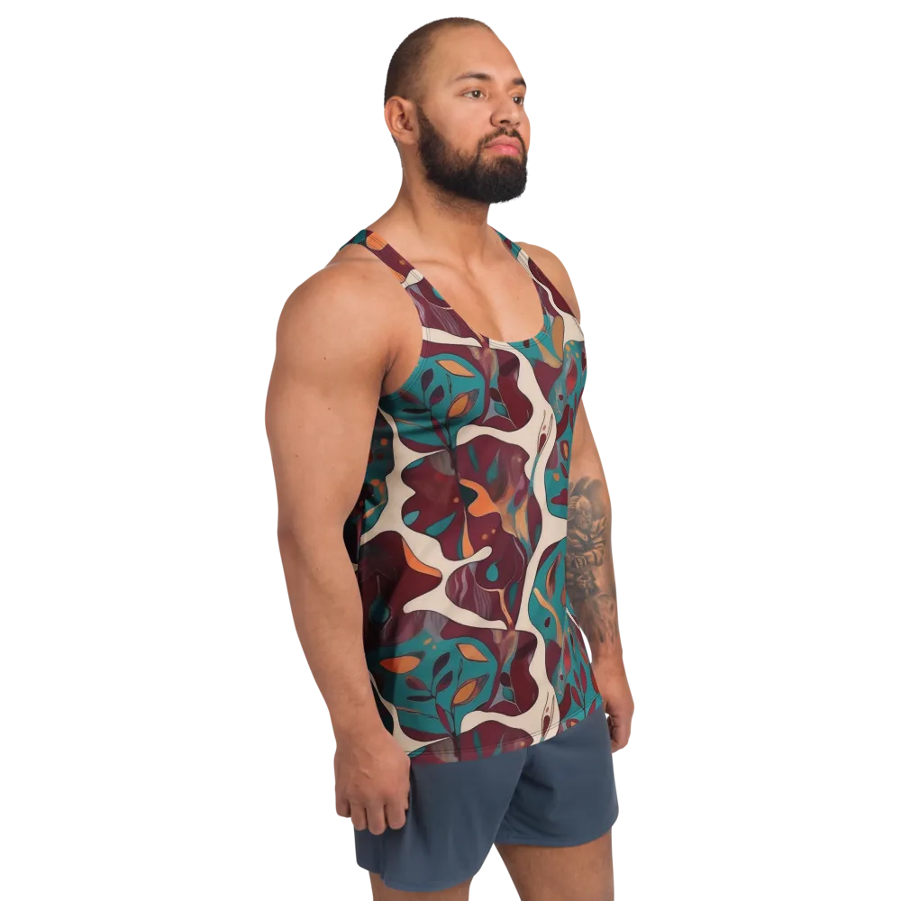 Ember Vine on Men's Tank Top — Right Front