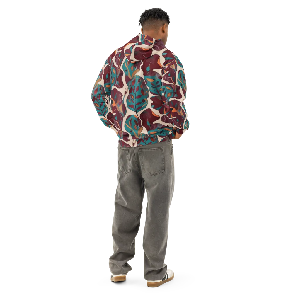 Ember Vine on Cotton Hoodie — Back