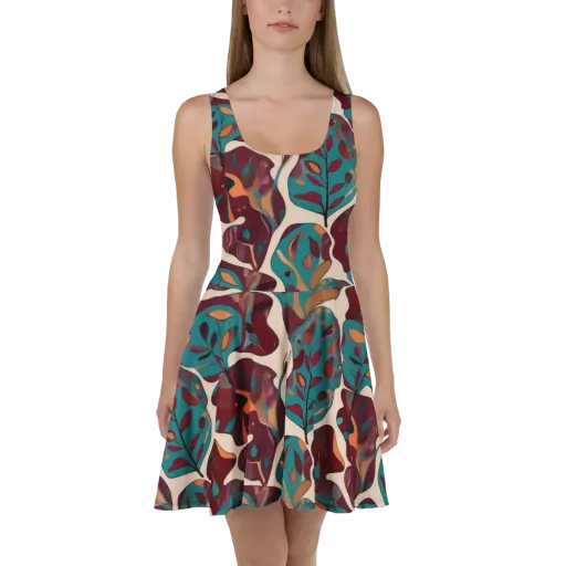 Ember Vine on a Skater Dress