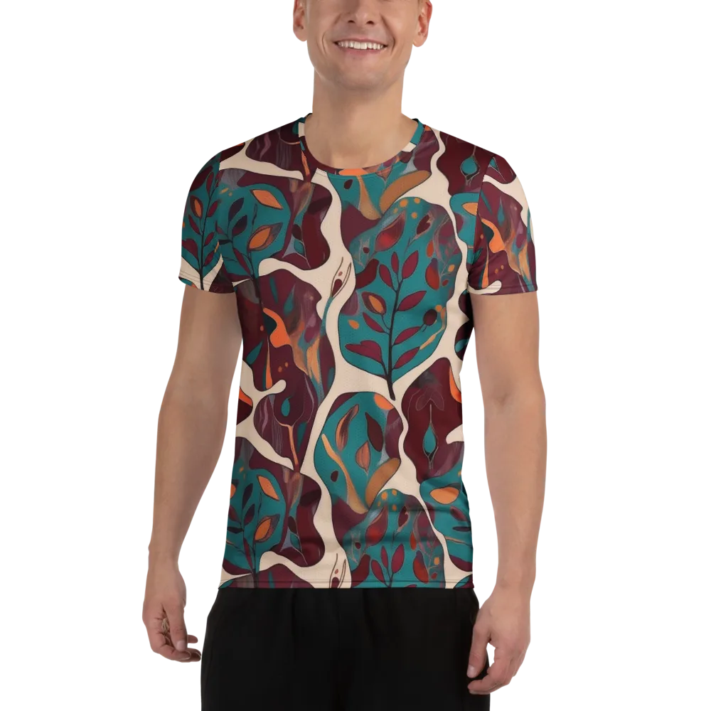 Ember Vine on Men's Athletic T-Shirt — Front