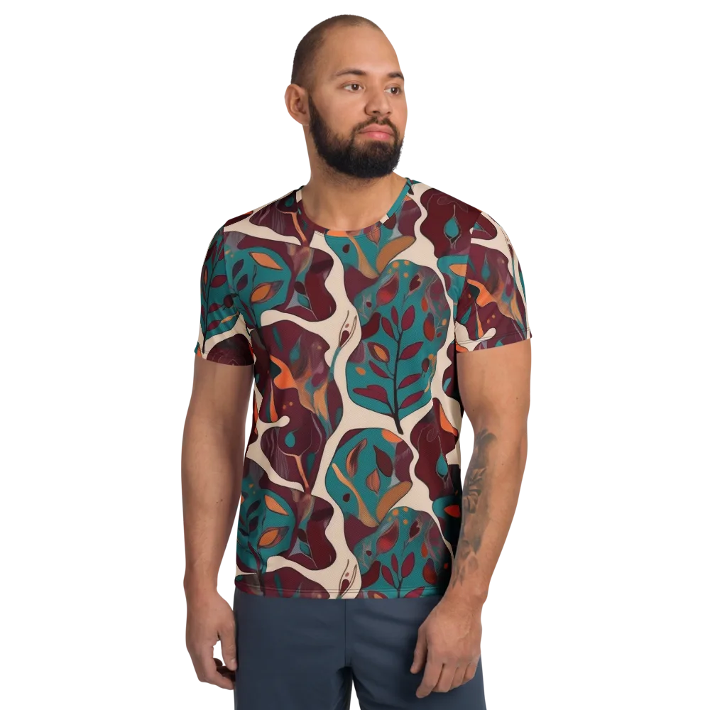 Ember Vine on Men's Athletic T-Shirt — Front