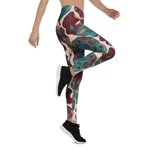 Ember Vine on a Leggings