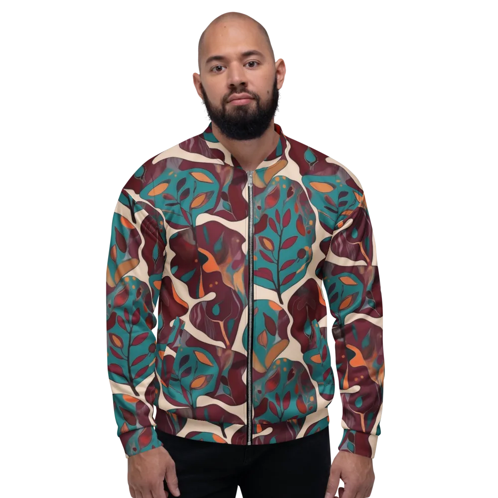 Ember Vine on Bomber Jacket — Front