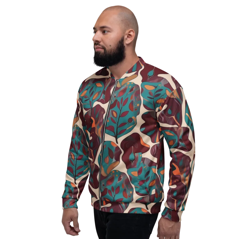 Ember Vine on Bomber Jacket — Left