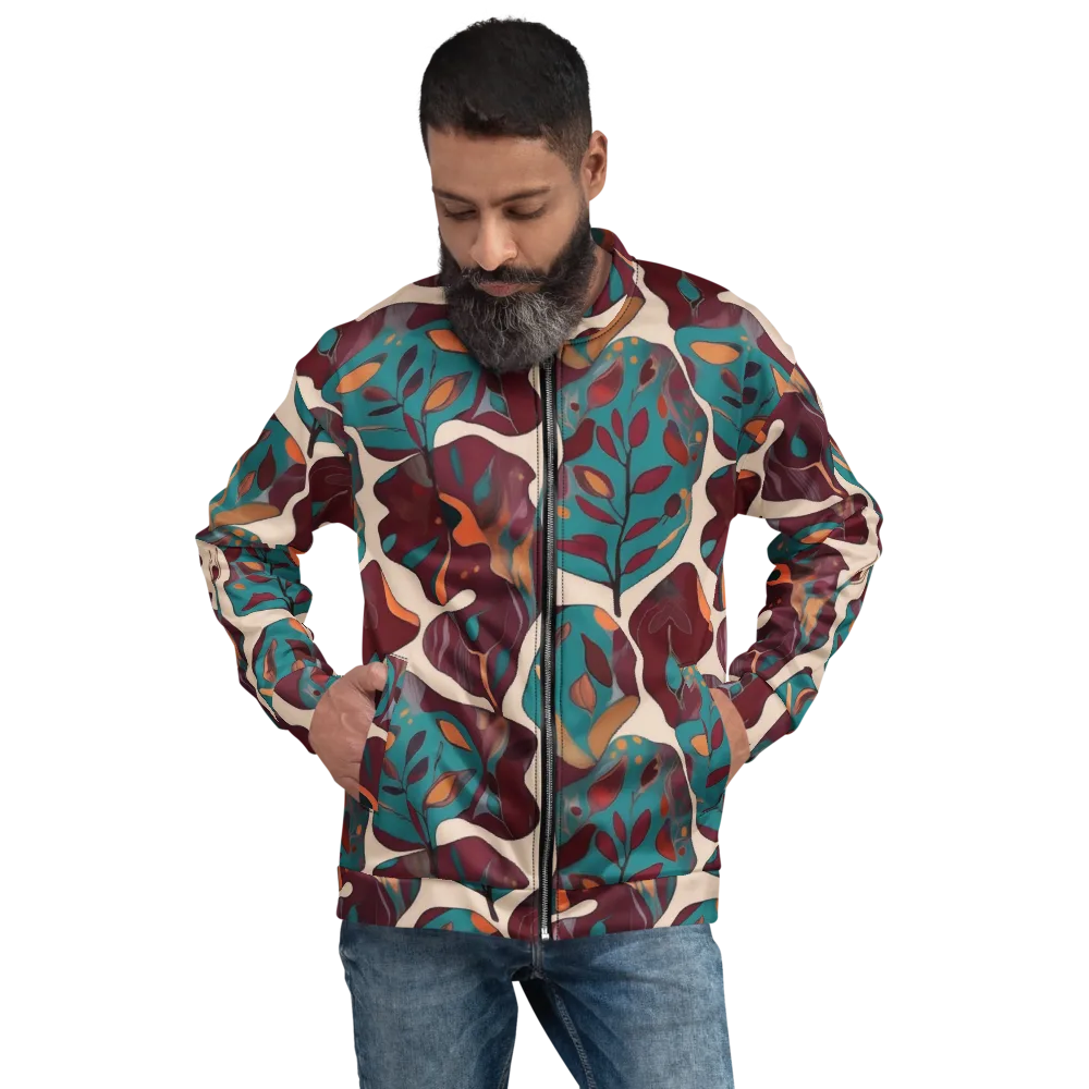 Ember Vine on Bomber Jacket — Front