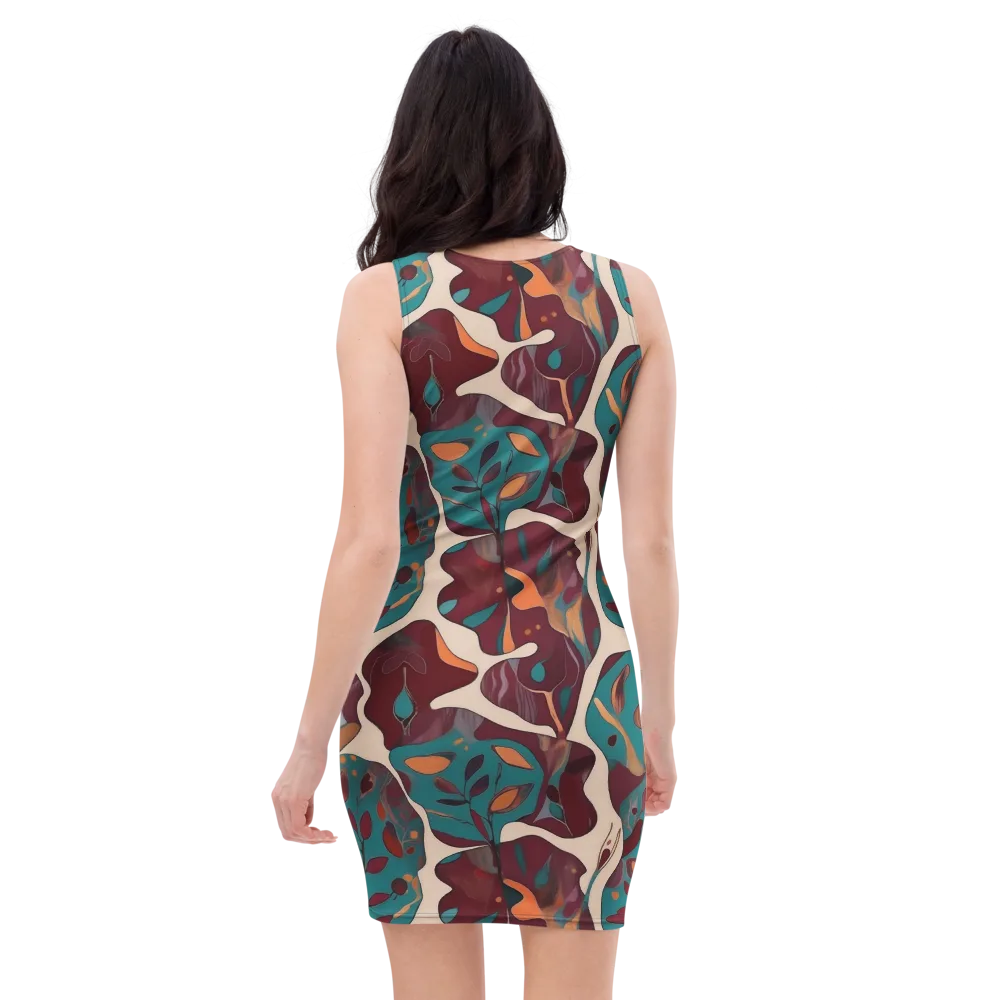 Ember Vine on Bodycon Dress — Back