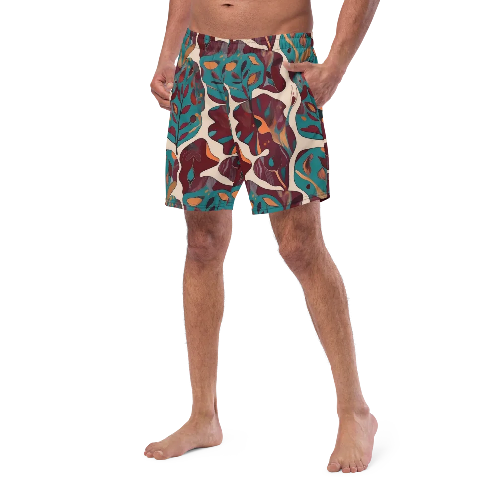 Ember Vine on Swim Trunks — Left Front