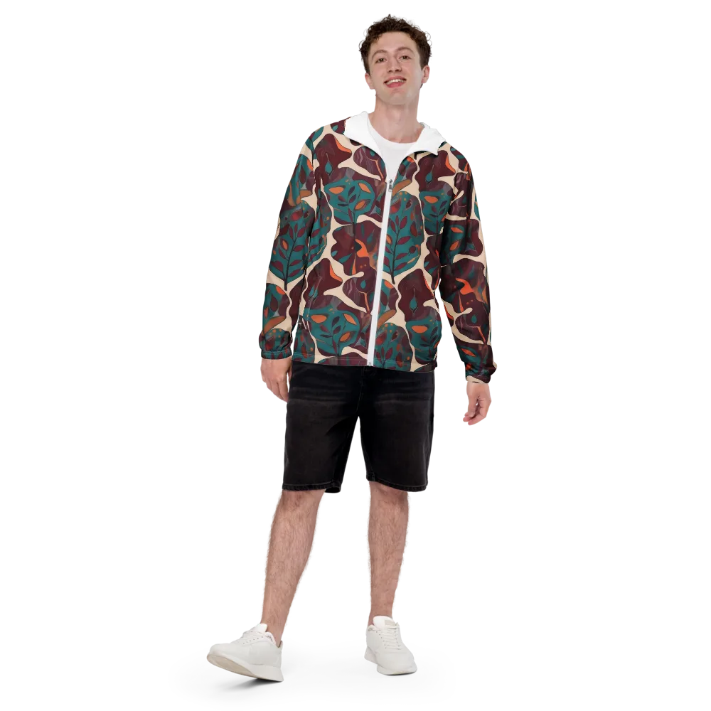 Ember Vine on Men's Windbreaker — Front