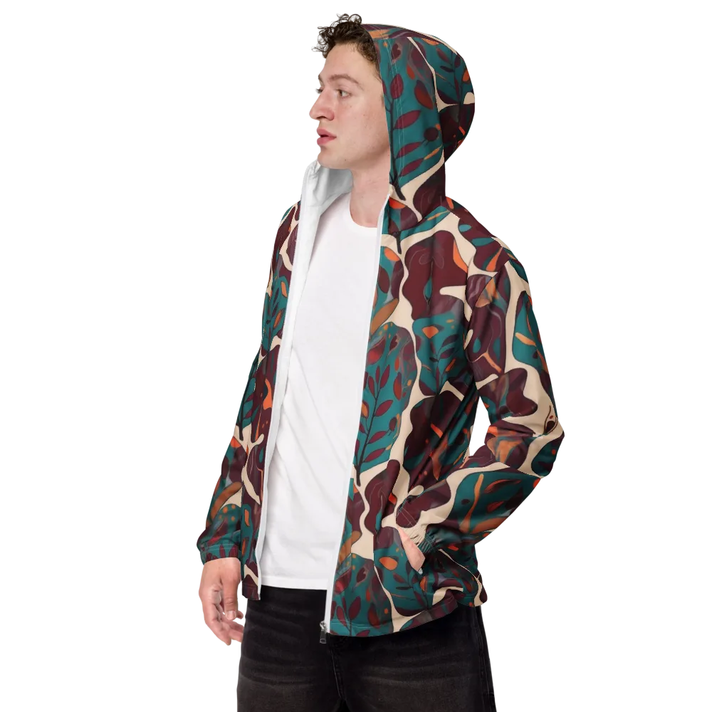 Ember Vine on Men's Windbreaker — Left Front