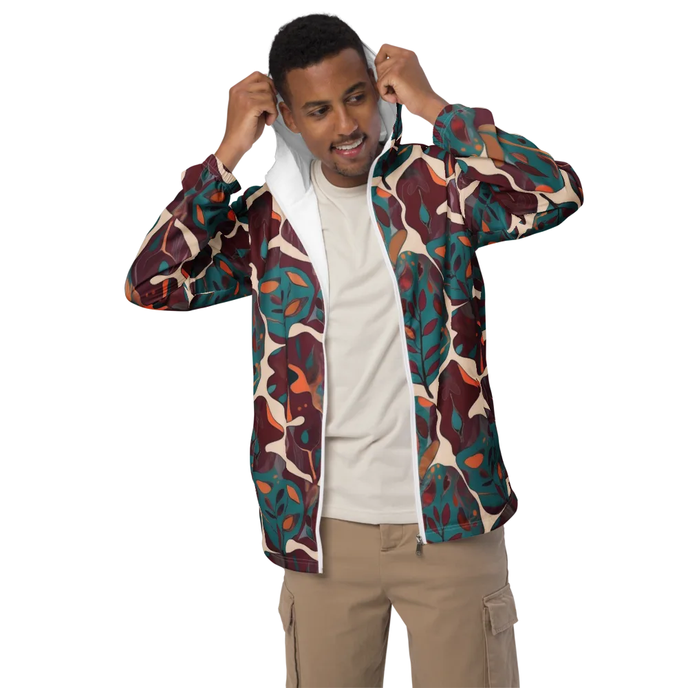 Ember Vine on Men's Windbreaker — Front