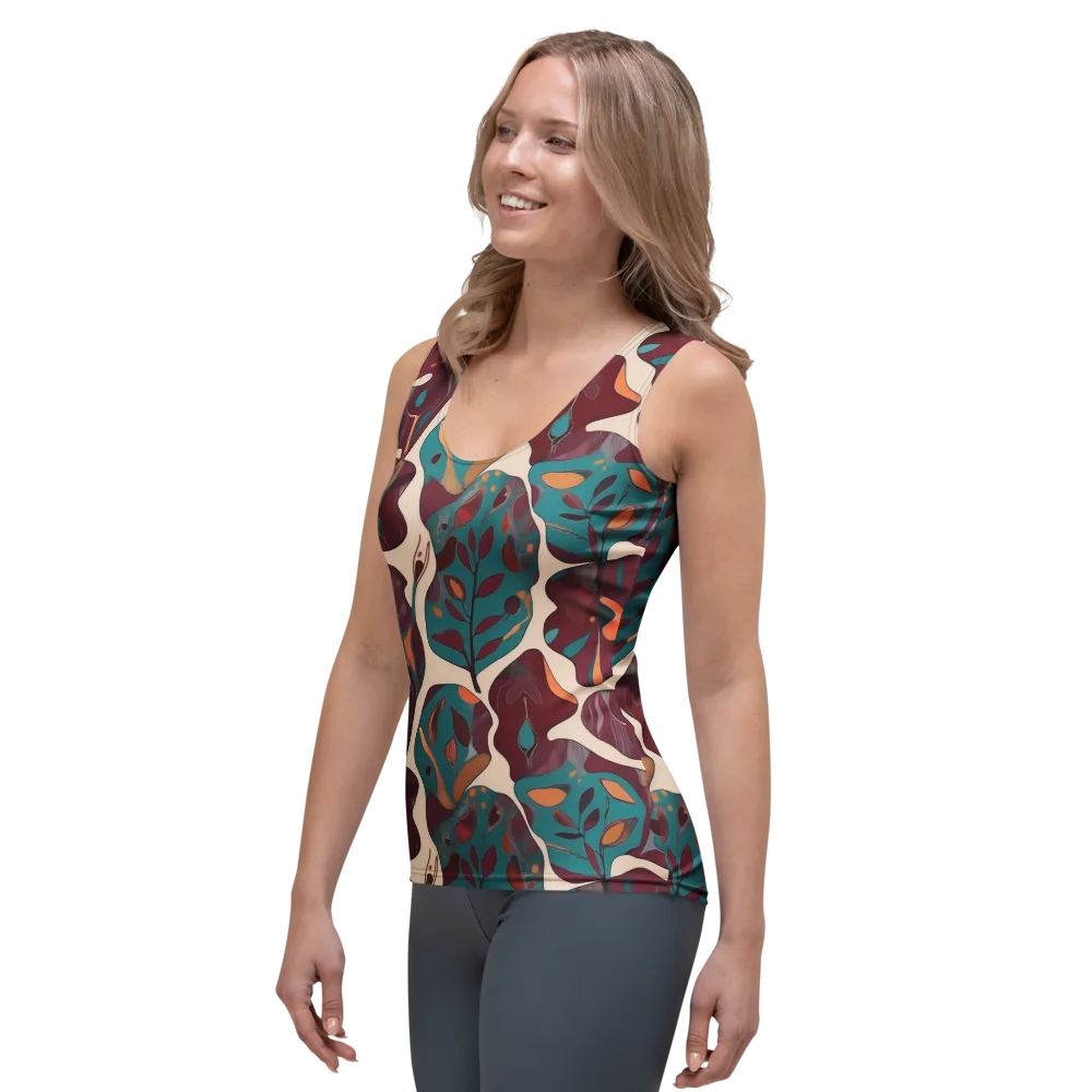 Ember Vine on Women's Tank Top — Left Front