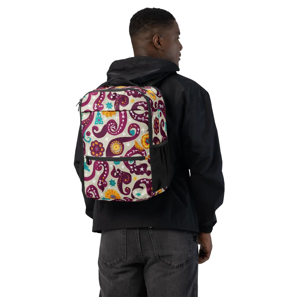 Morbida Botanica on Utility Backpack — Back