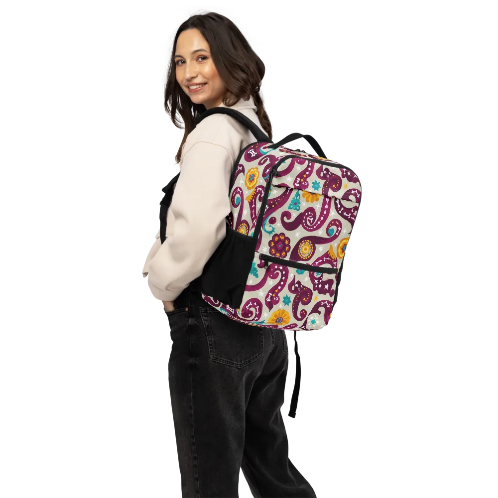 Morbida Botanica on Utility Backpack — Back