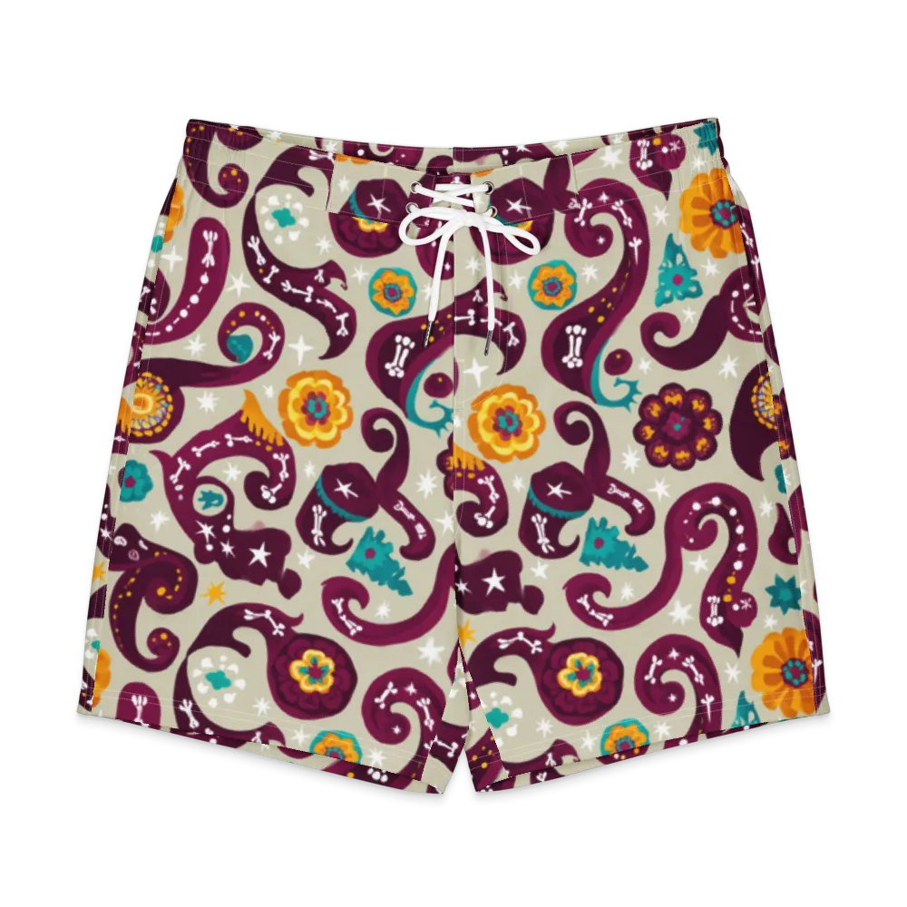 Morbida Botanica on Men's Board Shorts — Front