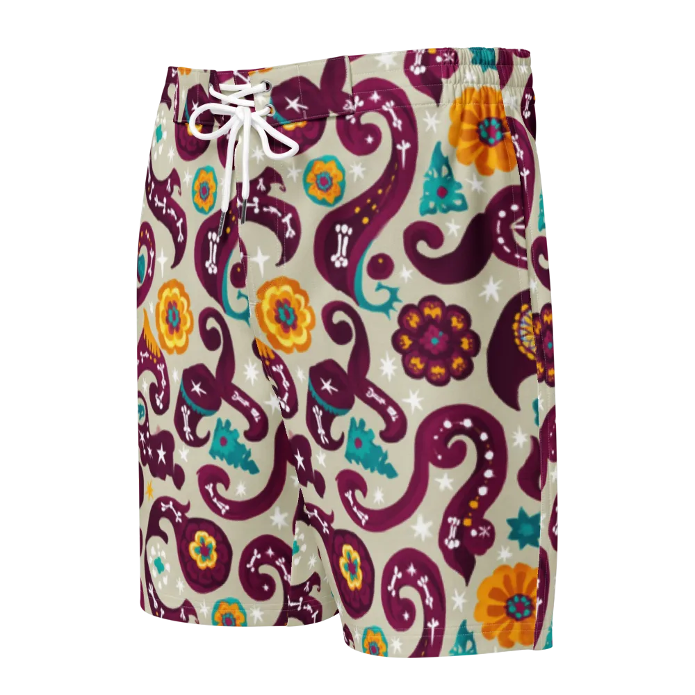 Morbida Botanica on Men's Board Shorts — Front