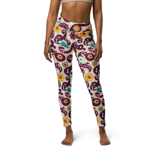 Morbida Botanica on a Yoga Leggings