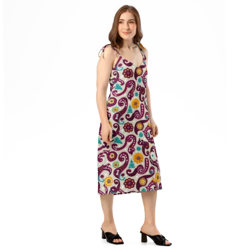 Morbida Botanica on a Slip Dress