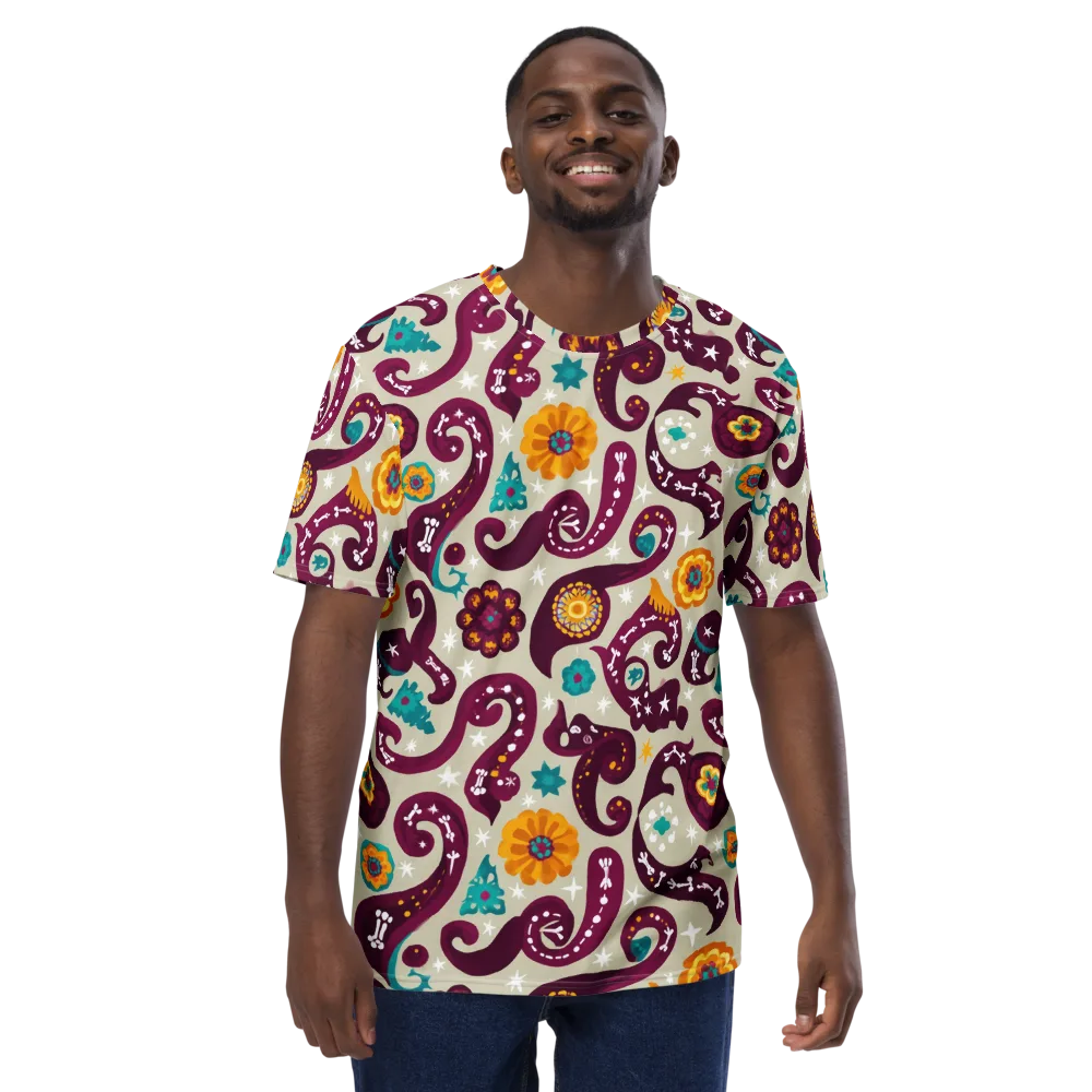 Morbida Botanica on Men's Crew Neck T-Shirt — Front