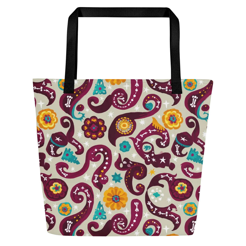 Morbida Botanica on Large Tote Bag W/ Pocket — Front