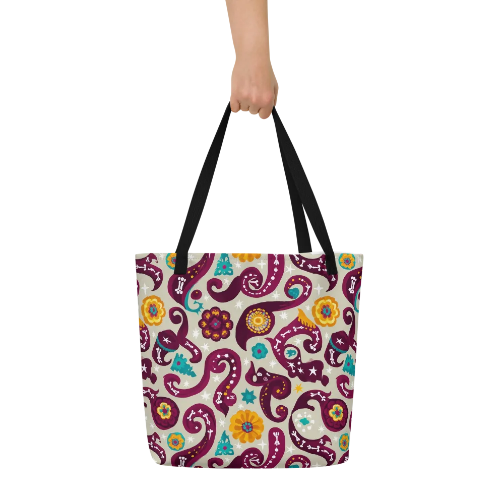 Morbida Botanica on Large Tote Bag W/ Pocket — Front