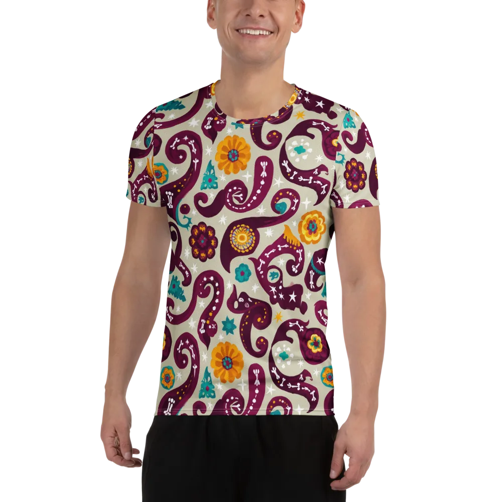 Morbida Botanica on Men's Athletic T-Shirt — Front
