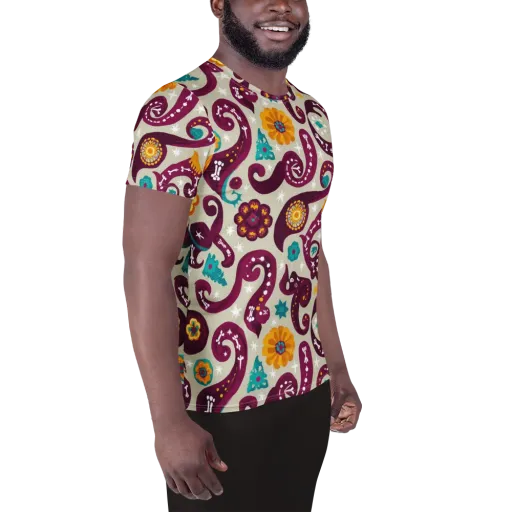 Morbida Botanica on a Men's Athletic T-Shirt