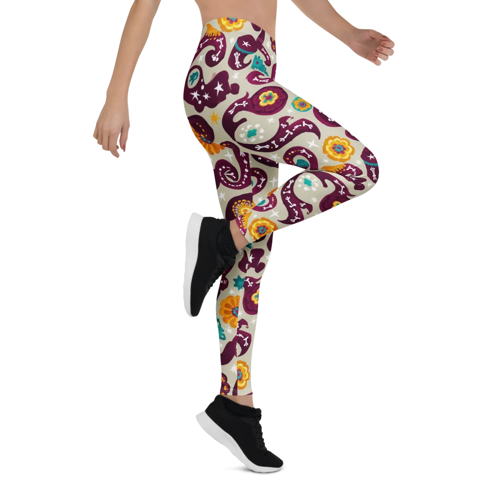 Morbida Botanica on Leggings — Right