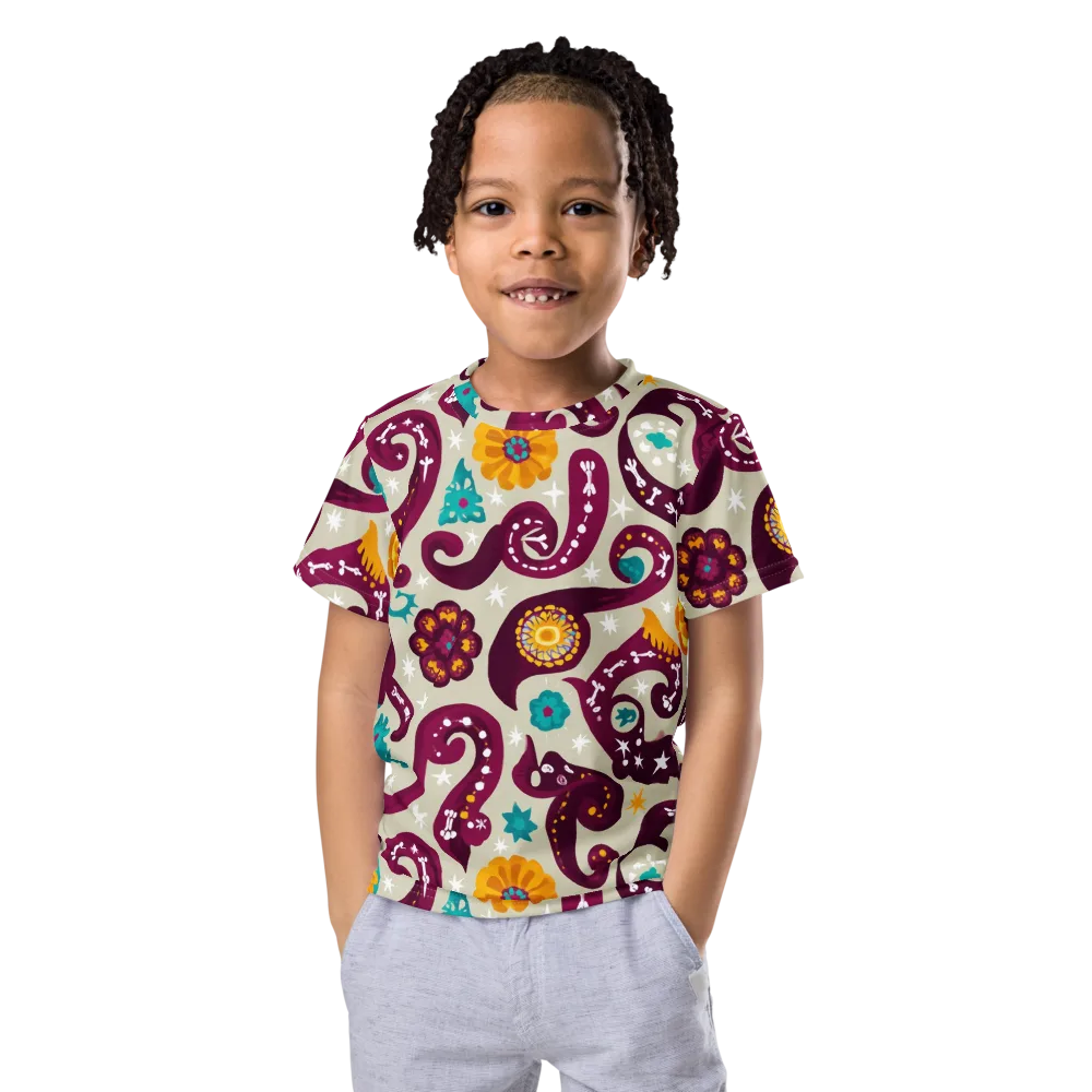 Morbida Botanica on Kids Crew Neck T-Shirt — Front