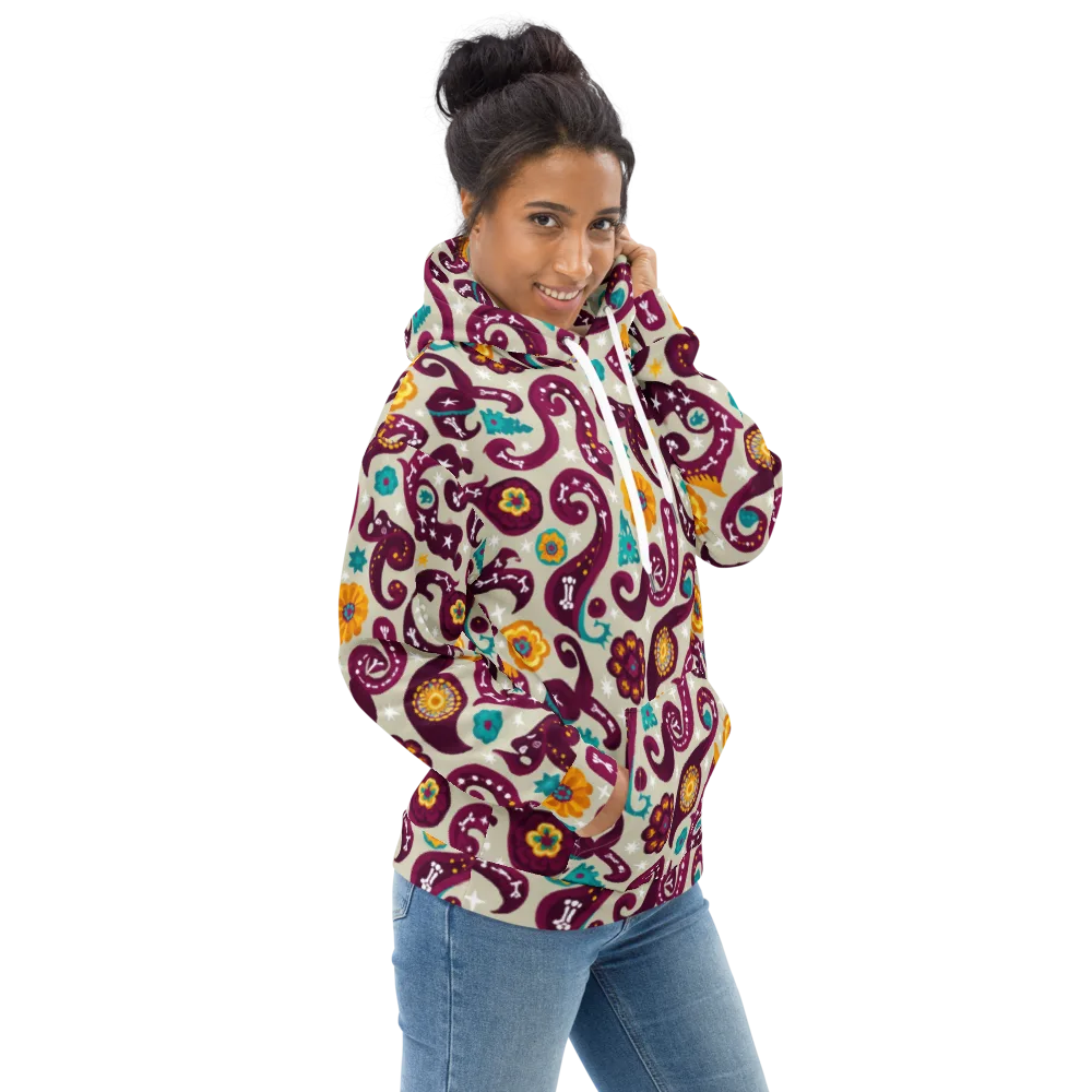 Morbida Botanica on Hoodie — Right
