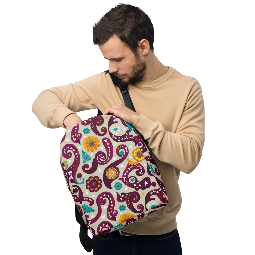 Morbida Botanica on Minimalist Backpack — Front