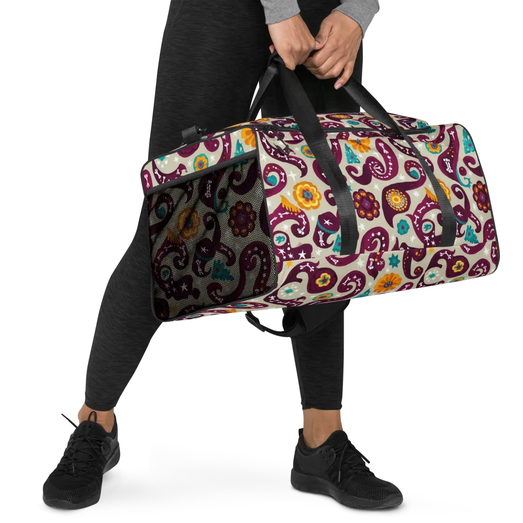Morbida Botanica on Duffle Bag — Right Front