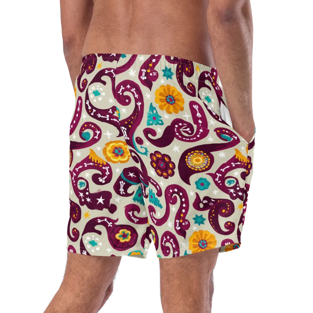Morbida Botanica on Swim Trunks — Right Back