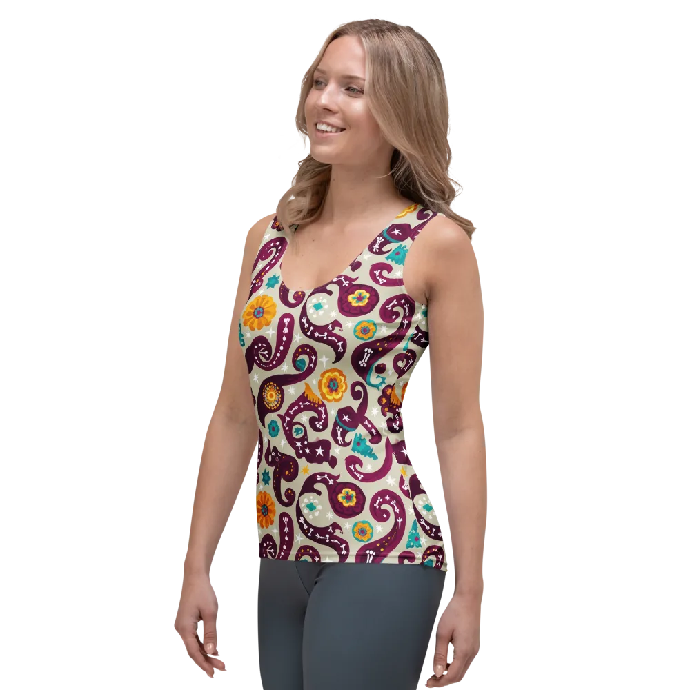 Morbida Botanica on Women's Tank Top — Left Front