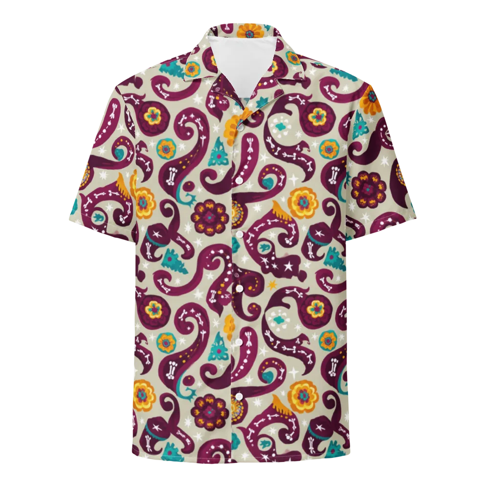 Morbida Botanica on Button Shirt — Front