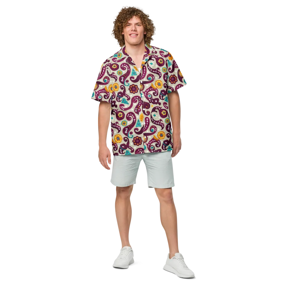 Morbida Botanica on Button Shirt — Front