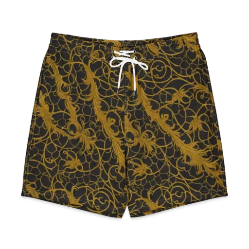 Gilded Acanthus on a Men's Board Shorts