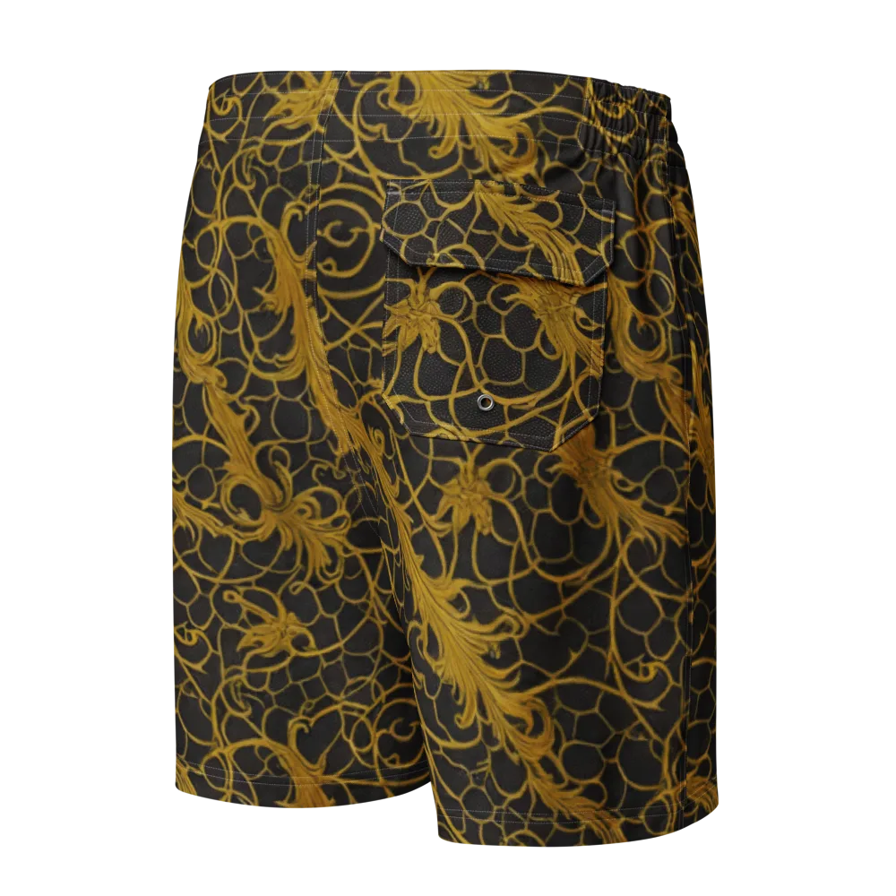 Gilded Acanthus on Men's Board Shorts — Back
