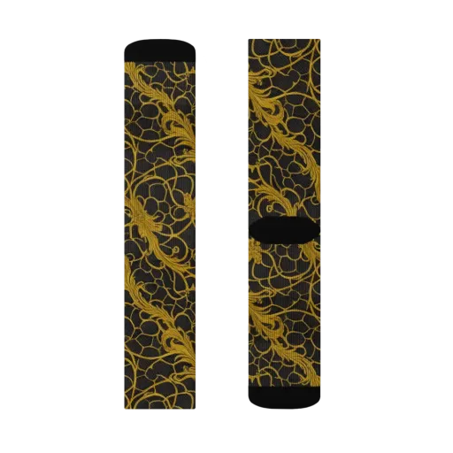 Gilded Acanthus on a Socks